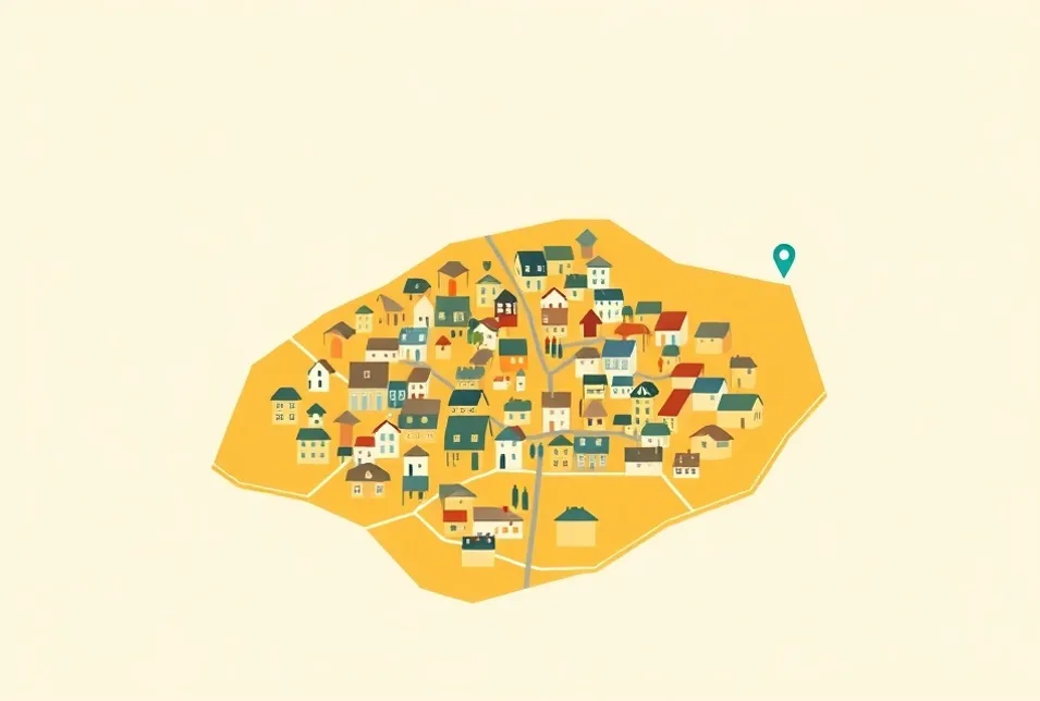 Carte du secteur d'intervention autour de Brignoles (83170)